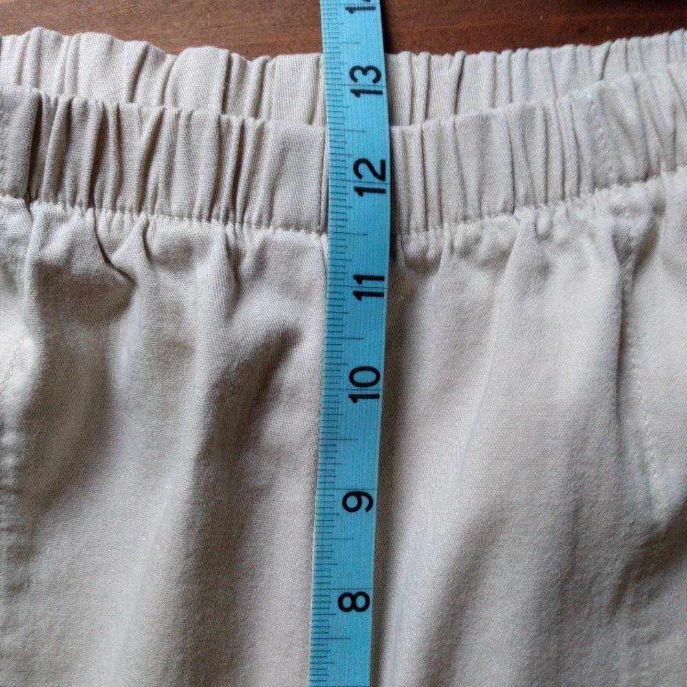 Denim&Co Petite Flare Cotton Pull On Pants - Picture 6 of 9